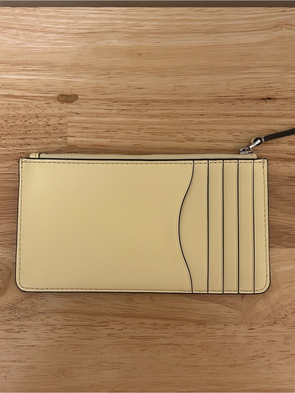 Tory Burch Lemon Tart Leather Cardholder Wallet